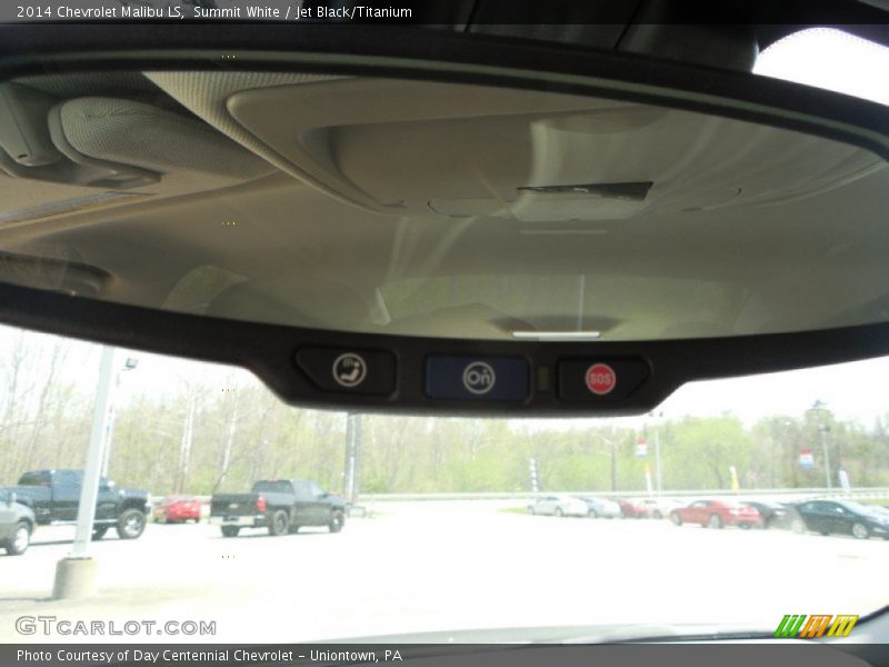 Summit White / Jet Black/Titanium 2014 Chevrolet Malibu LS