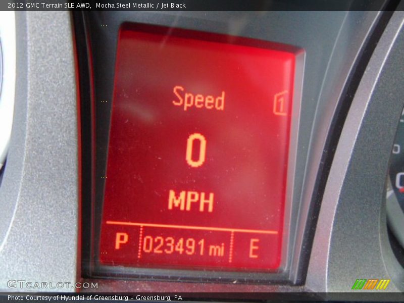 Mocha Steel Metallic / Jet Black 2012 GMC Terrain SLE AWD