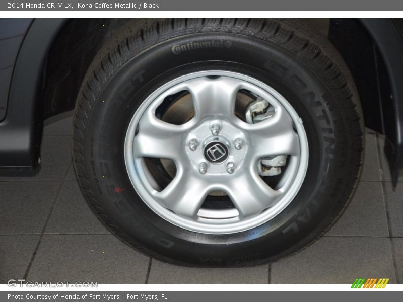 Kona Coffee Metallic / Black 2014 Honda CR-V LX