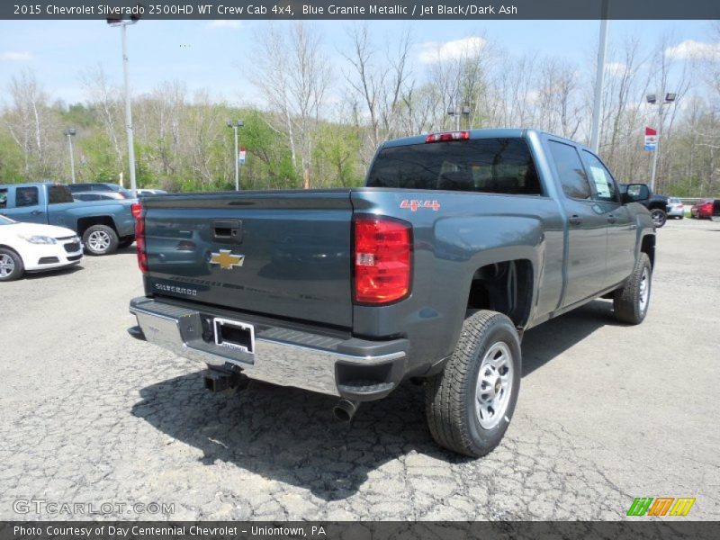 Blue Granite Metallic / Jet Black/Dark Ash 2015 Chevrolet Silverado 2500HD WT Crew Cab 4x4