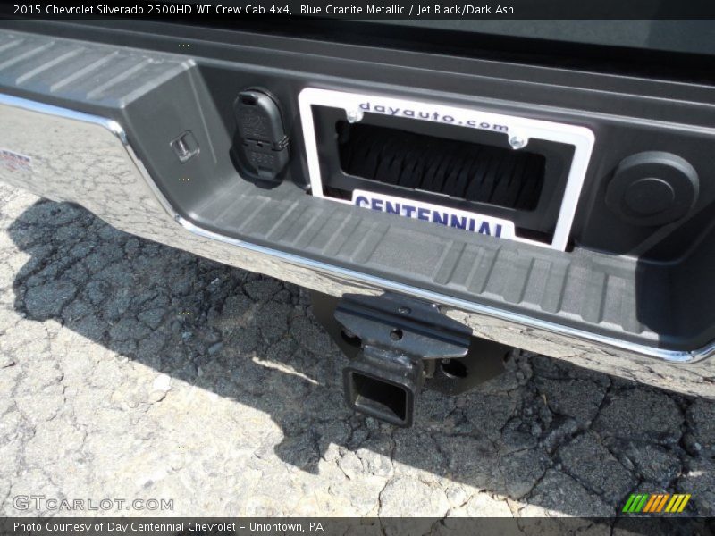 Blue Granite Metallic / Jet Black/Dark Ash 2015 Chevrolet Silverado 2500HD WT Crew Cab 4x4