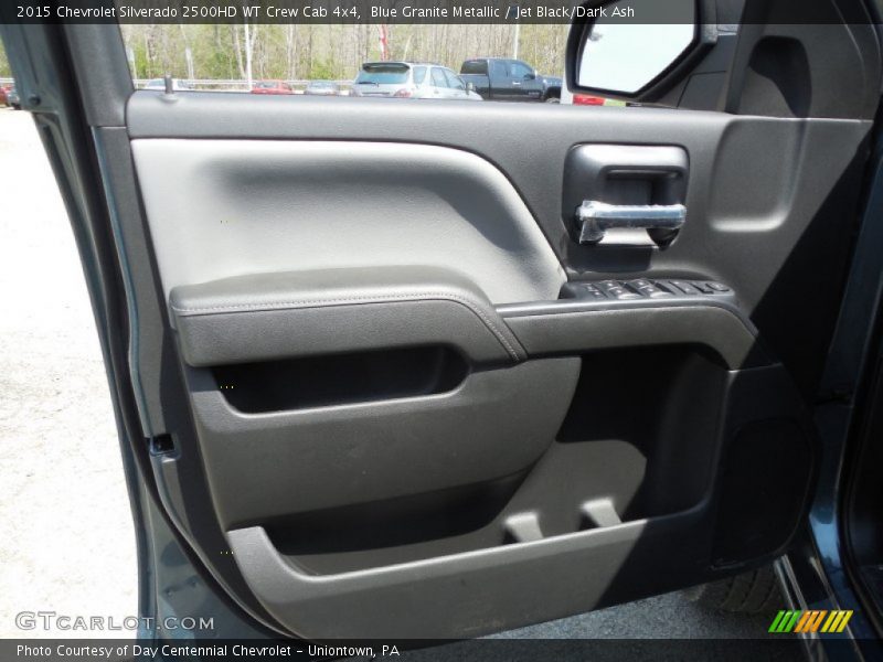 Blue Granite Metallic / Jet Black/Dark Ash 2015 Chevrolet Silverado 2500HD WT Crew Cab 4x4