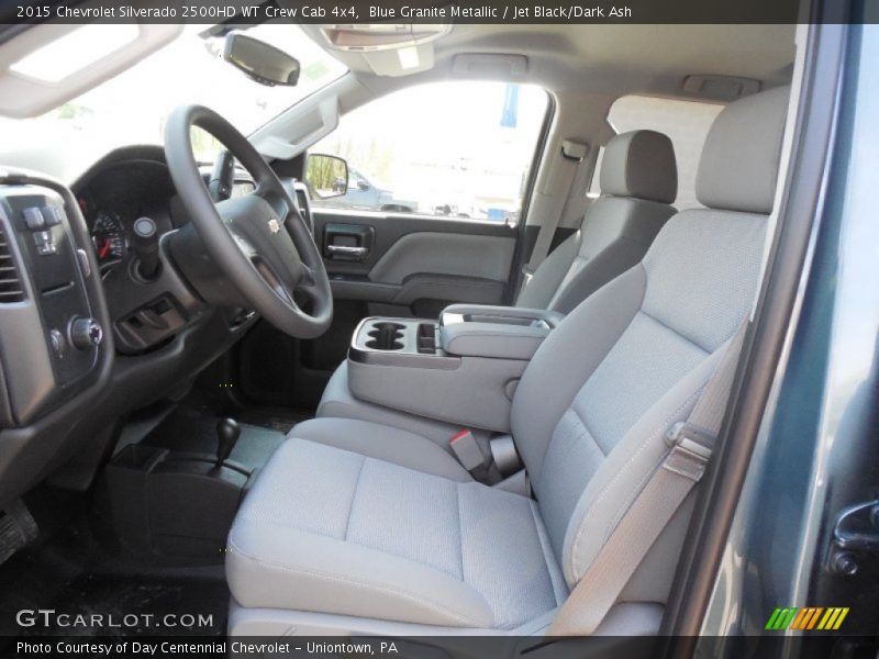 Blue Granite Metallic / Jet Black/Dark Ash 2015 Chevrolet Silverado 2500HD WT Crew Cab 4x4