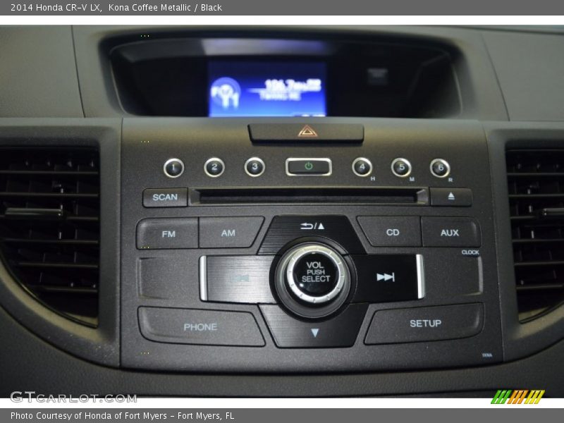 Kona Coffee Metallic / Black 2014 Honda CR-V LX