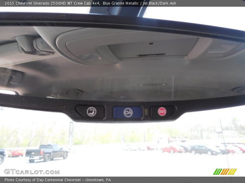 Blue Granite Metallic / Jet Black/Dark Ash 2015 Chevrolet Silverado 2500HD WT Crew Cab 4x4