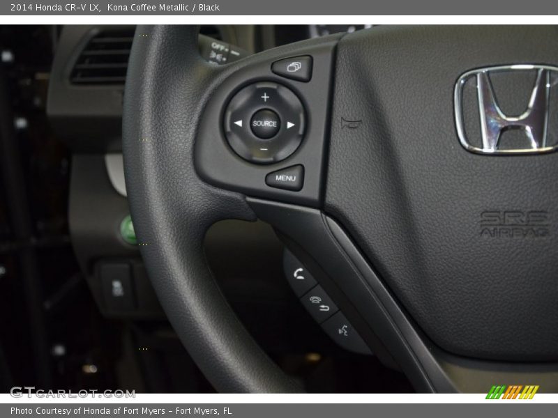 Kona Coffee Metallic / Black 2014 Honda CR-V LX