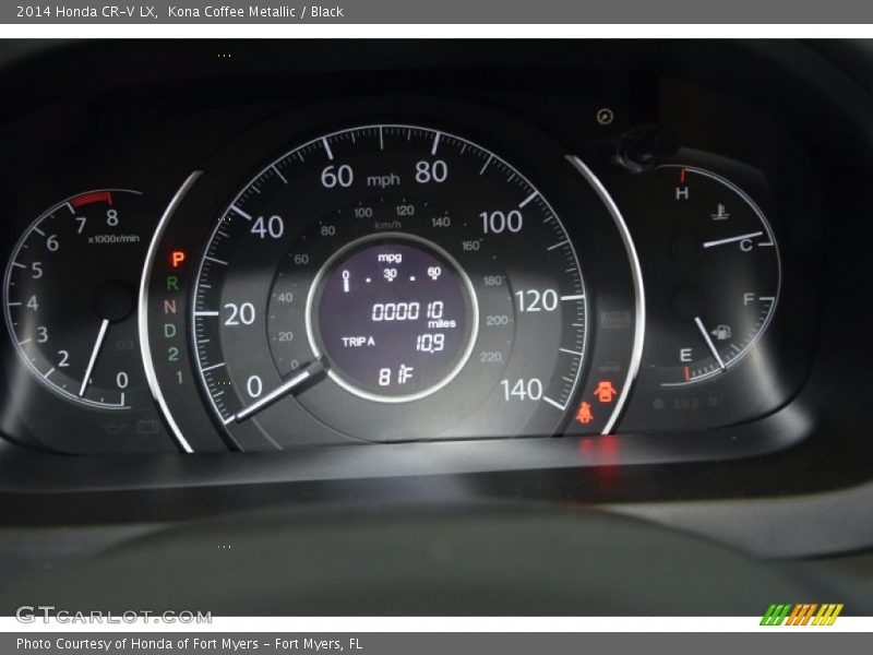 Kona Coffee Metallic / Black 2014 Honda CR-V LX