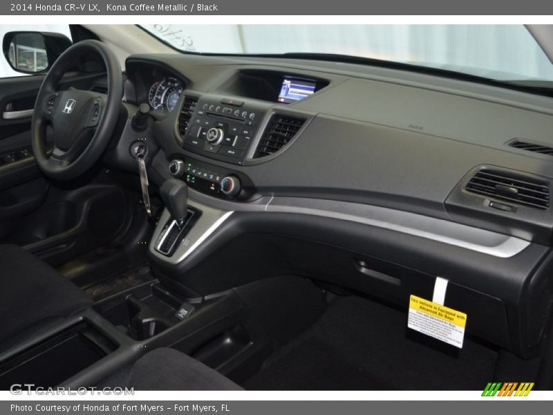 Kona Coffee Metallic / Black 2014 Honda CR-V LX