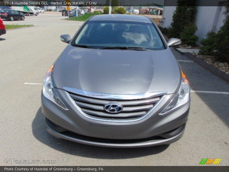 Harbor Gray Metallic / Gray 2014 Hyundai Sonata GLS