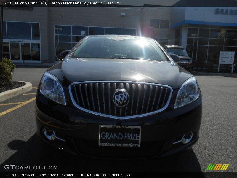 Carbon Black Metallic / Medium Titanium 2013 Buick Verano FWD