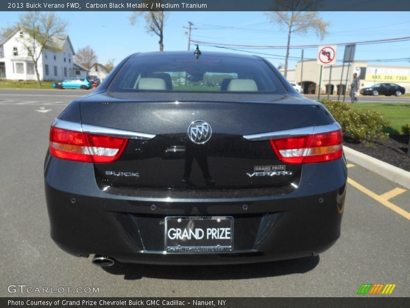 Carbon Black Metallic / Medium Titanium 2013 Buick Verano FWD
