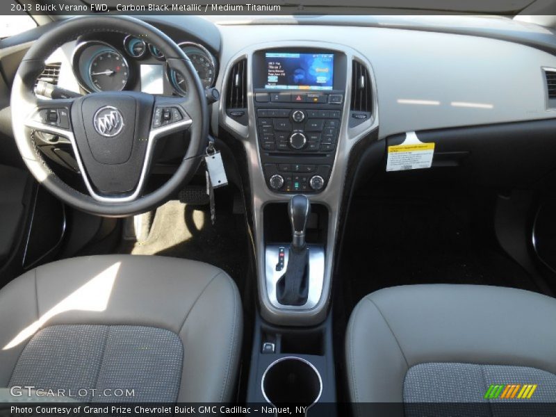 Carbon Black Metallic / Medium Titanium 2013 Buick Verano FWD