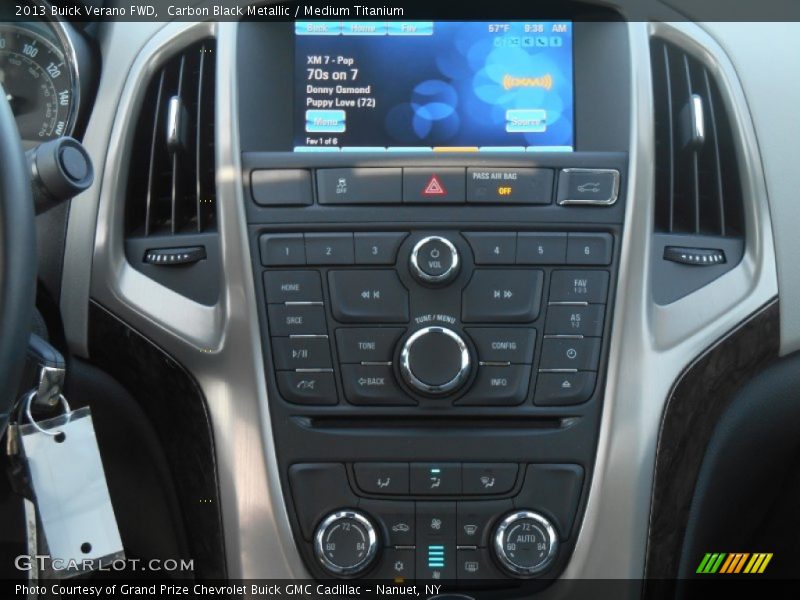 Carbon Black Metallic / Medium Titanium 2013 Buick Verano FWD