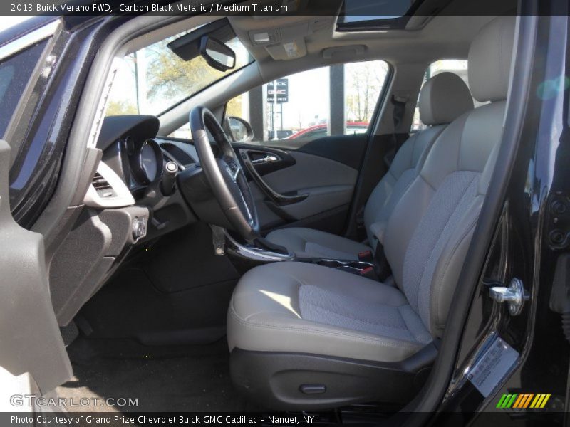Carbon Black Metallic / Medium Titanium 2013 Buick Verano FWD