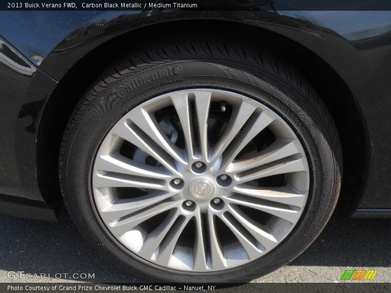 Carbon Black Metallic / Medium Titanium 2013 Buick Verano FWD