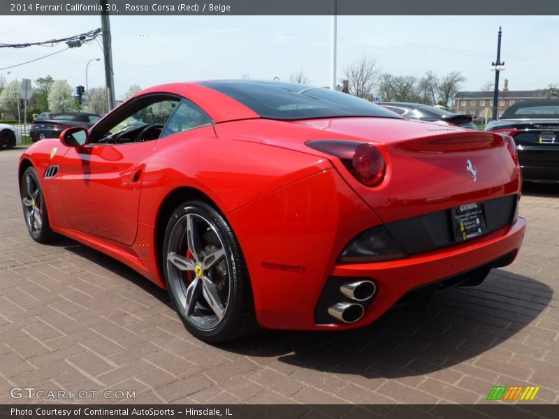 Rosso Corsa (Red) / Beige 2014 Ferrari California 30