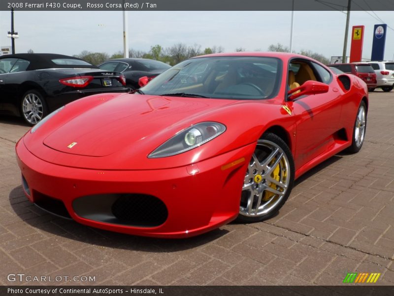 Front 3/4 View of 2008 F430 Coupe