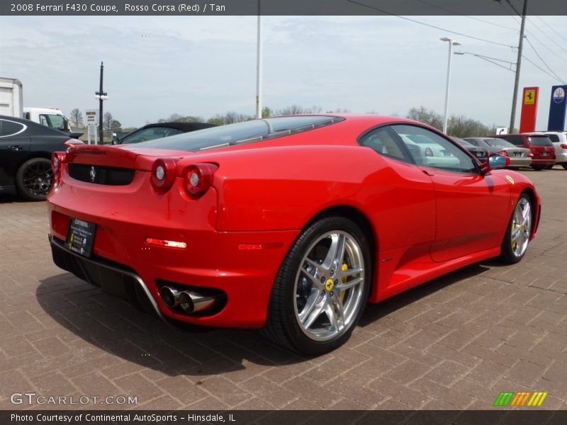 Rosso Corsa (Red) / Tan 2008 Ferrari F430 Coupe