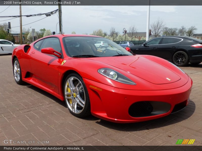 Front 3/4 View of 2008 F430 Coupe