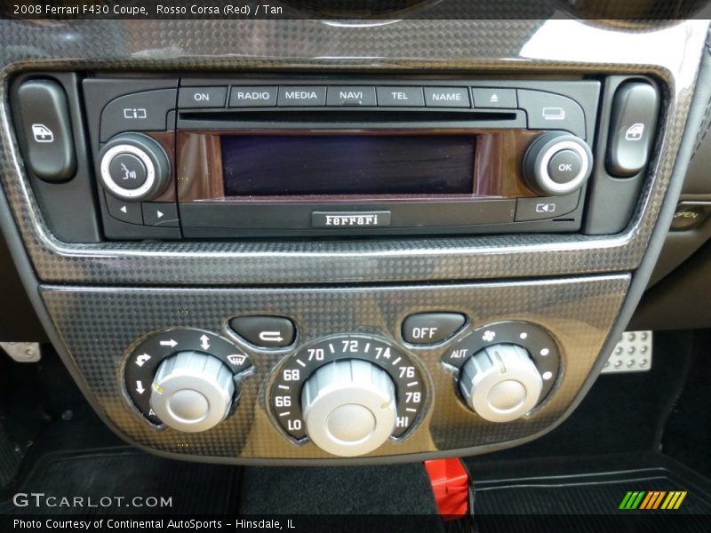 Controls of 2008 F430 Coupe