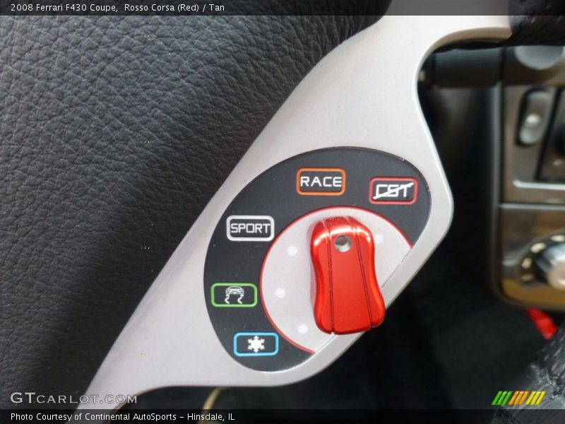 Controls of 2008 F430 Coupe