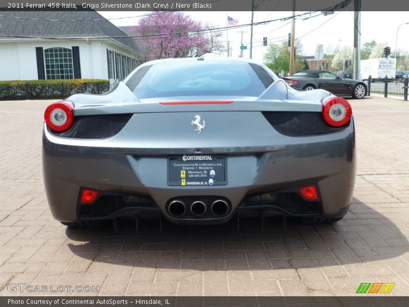 Grigio Silverstone (Dark Grey) / Nero (Black) 2011 Ferrari 458 Italia