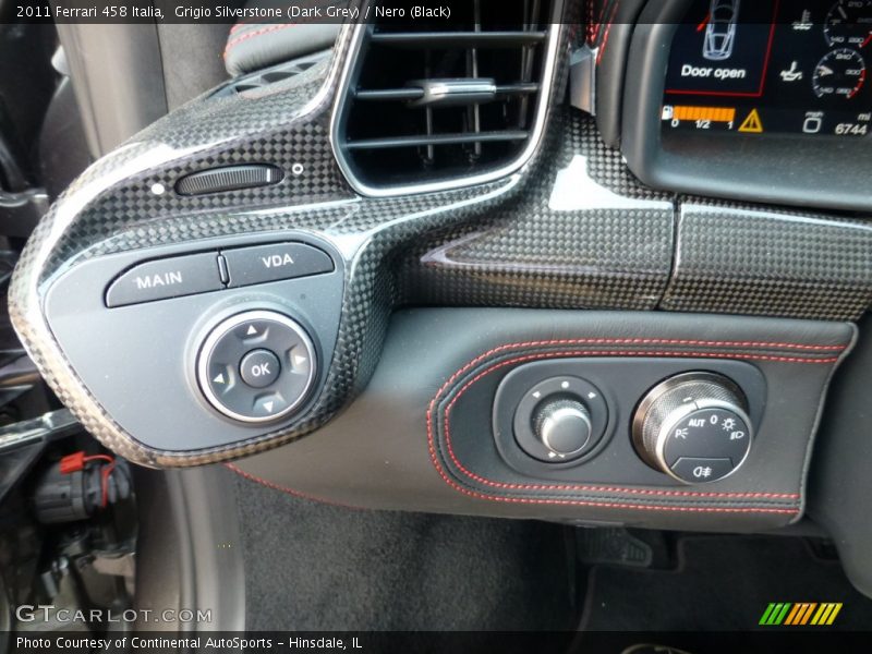 Controls of 2011 458 Italia