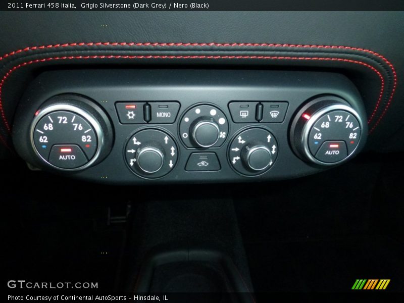 Controls of 2011 458 Italia