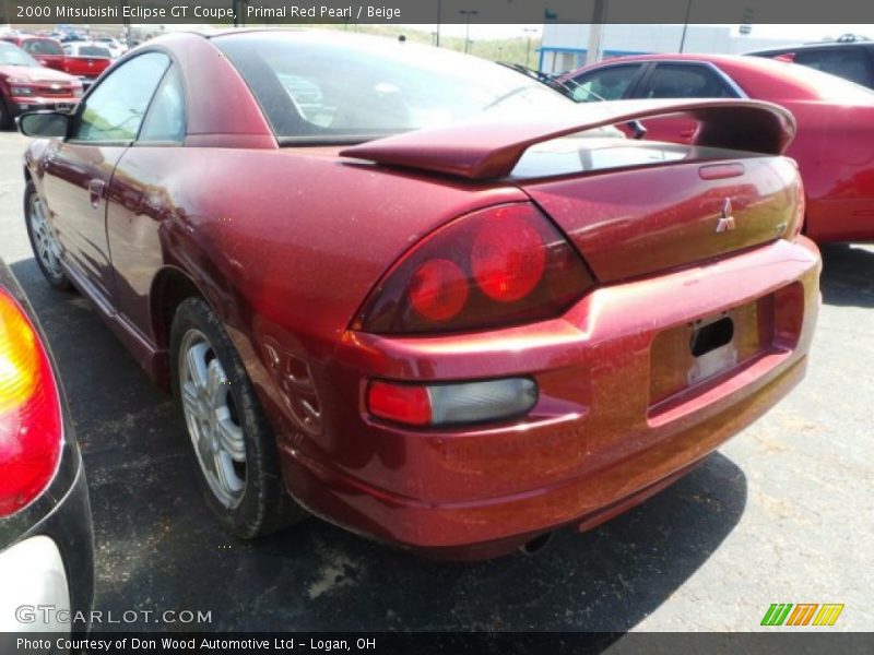Primal Red Pearl / Beige 2000 Mitsubishi Eclipse GT Coupe