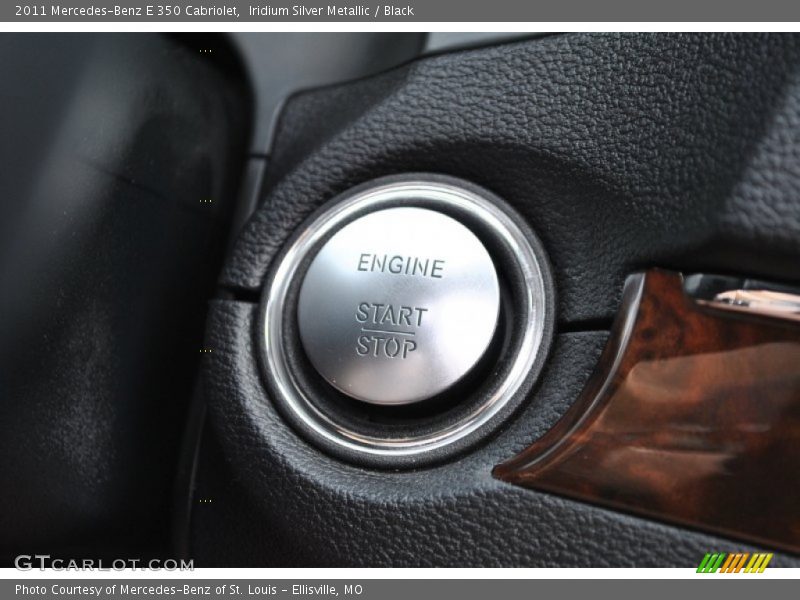 Iridium Silver Metallic / Black 2011 Mercedes-Benz E 350 Cabriolet