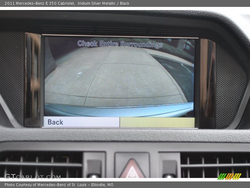 Iridium Silver Metallic / Black 2011 Mercedes-Benz E 350 Cabriolet