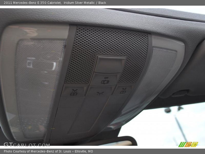 Iridium Silver Metallic / Black 2011 Mercedes-Benz E 350 Cabriolet