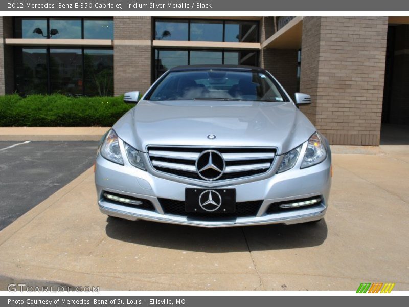 Iridium Silver Metallic / Black 2012 Mercedes-Benz E 350 Cabriolet