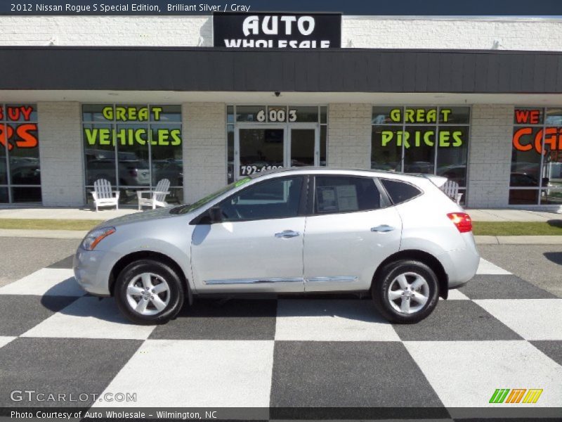 Brilliant Silver / Gray 2012 Nissan Rogue S Special Edition
