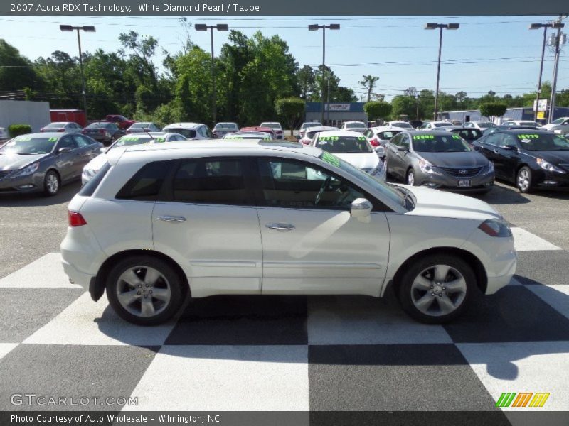 White Diamond Pearl / Taupe 2007 Acura RDX Technology