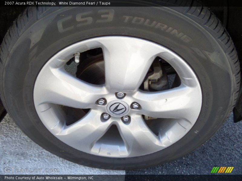 White Diamond Pearl / Taupe 2007 Acura RDX Technology