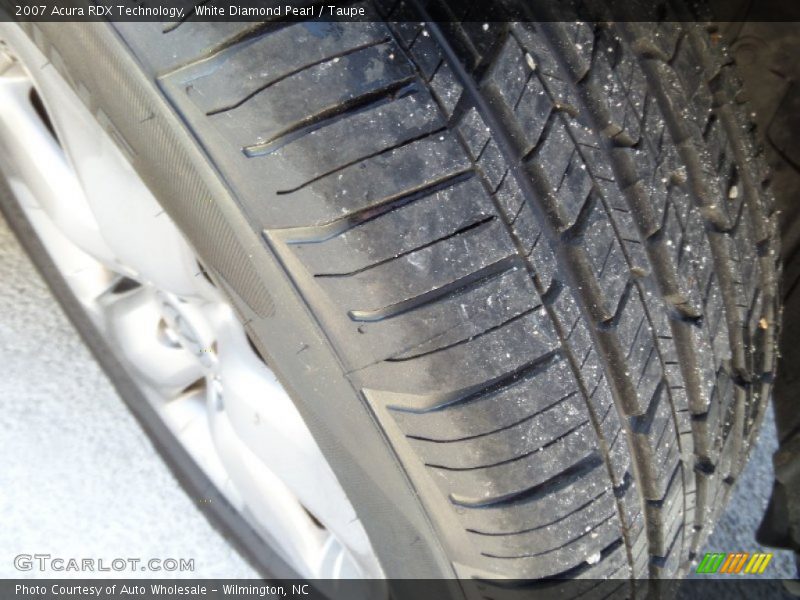 White Diamond Pearl / Taupe 2007 Acura RDX Technology