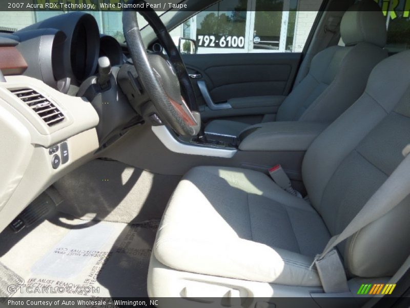 White Diamond Pearl / Taupe 2007 Acura RDX Technology