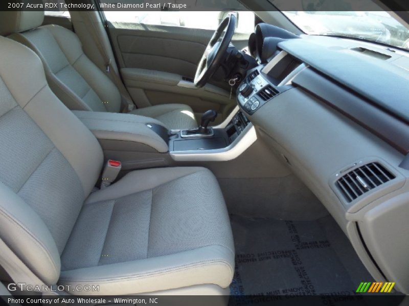 White Diamond Pearl / Taupe 2007 Acura RDX Technology