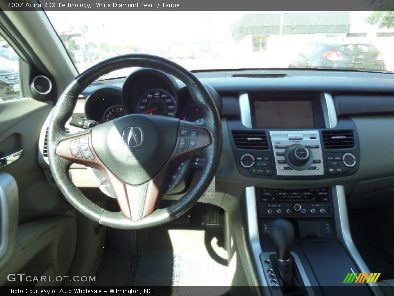 White Diamond Pearl / Taupe 2007 Acura RDX Technology
