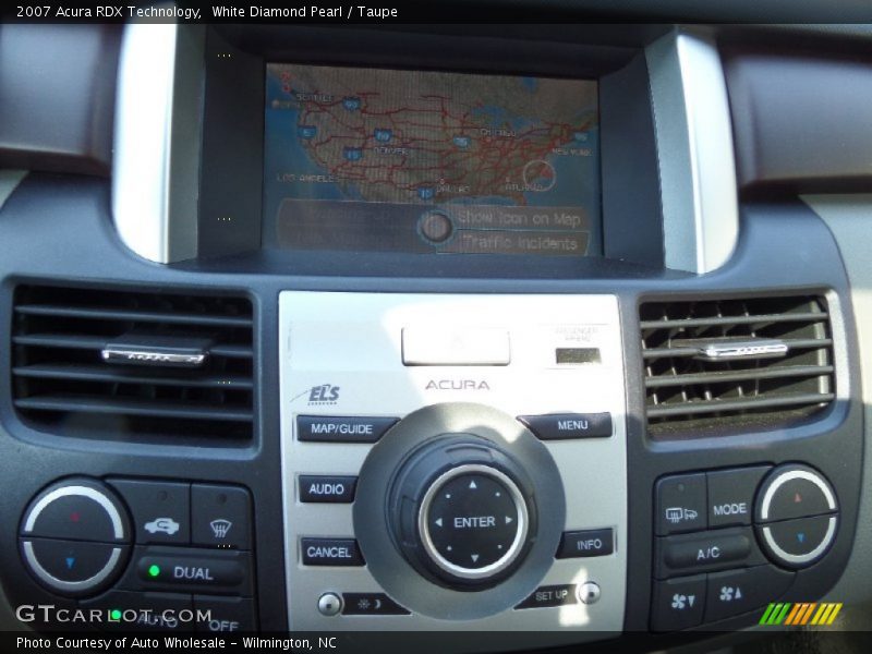 White Diamond Pearl / Taupe 2007 Acura RDX Technology