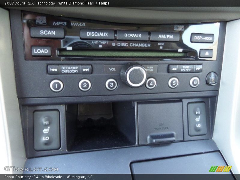 White Diamond Pearl / Taupe 2007 Acura RDX Technology