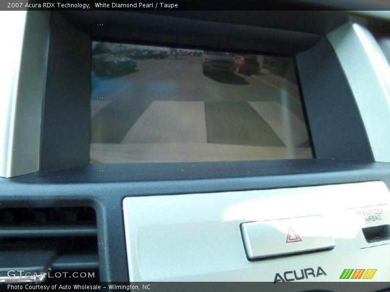 White Diamond Pearl / Taupe 2007 Acura RDX Technology