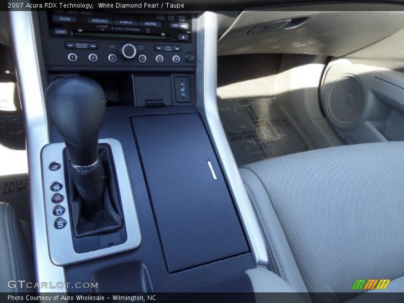 White Diamond Pearl / Taupe 2007 Acura RDX Technology