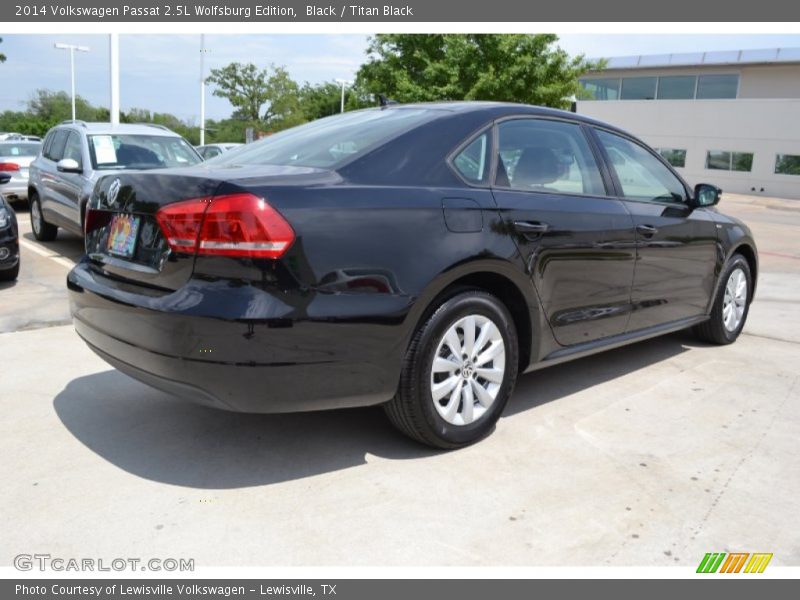 Black / Titan Black 2014 Volkswagen Passat 2.5L Wolfsburg Edition