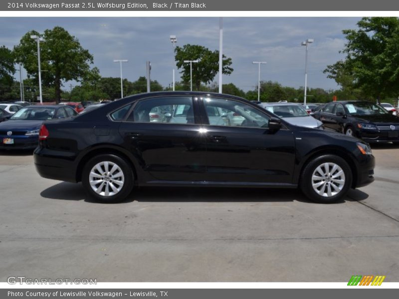 Black / Titan Black 2014 Volkswagen Passat 2.5L Wolfsburg Edition