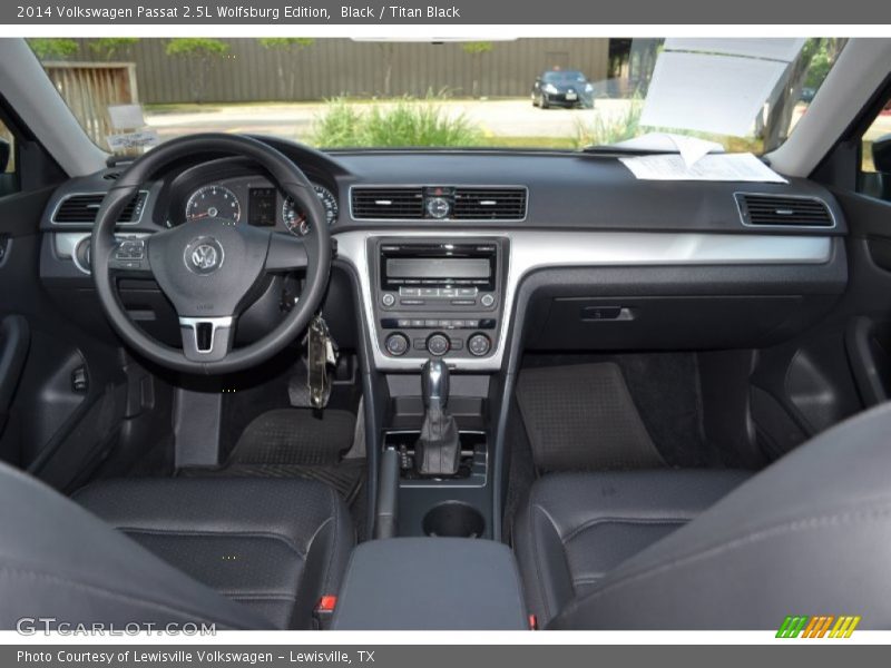 Black / Titan Black 2014 Volkswagen Passat 2.5L Wolfsburg Edition