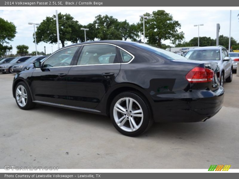 Black / Cornsilk Beige 2014 Volkswagen Passat 2.5L SE