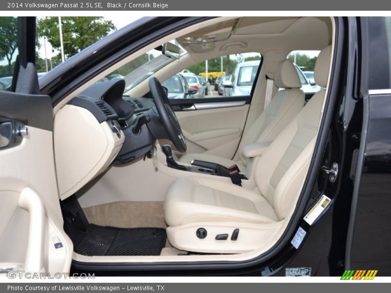 Black / Cornsilk Beige 2014 Volkswagen Passat 2.5L SE