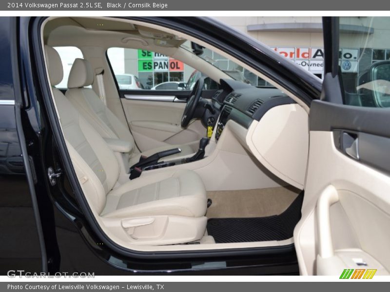 Black / Cornsilk Beige 2014 Volkswagen Passat 2.5L SE